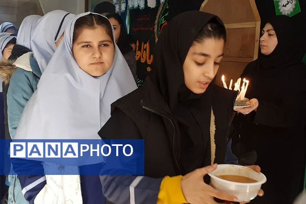 مراسم سوگواری شهادت حضرت فاطمه(س) در مدارس ناحیه 2 بهارستان