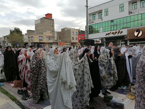  نماز عید فطر در شهرستان آبیک