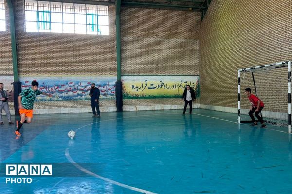 اختتامیه مسابقات فوتسال بین‌مدرسه‌ای پسران جام اقتدار ایران در پردیس