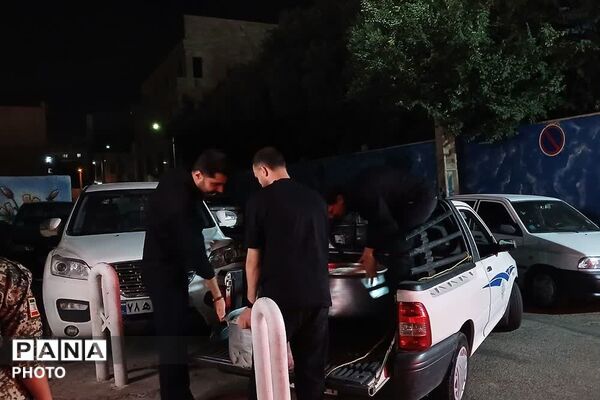 تداوم برپایی موکب‌های نذری مدارس و مراکز فرهنگی منطقه فشافویه در ایام محرم
