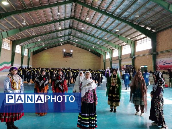 اجرای مانور همایش یاوران انقلاب در منطقه پردیس 