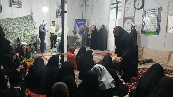 گرامیداشت هفته نیروی انتظامی در مسجد بقیه الله کاشمر 