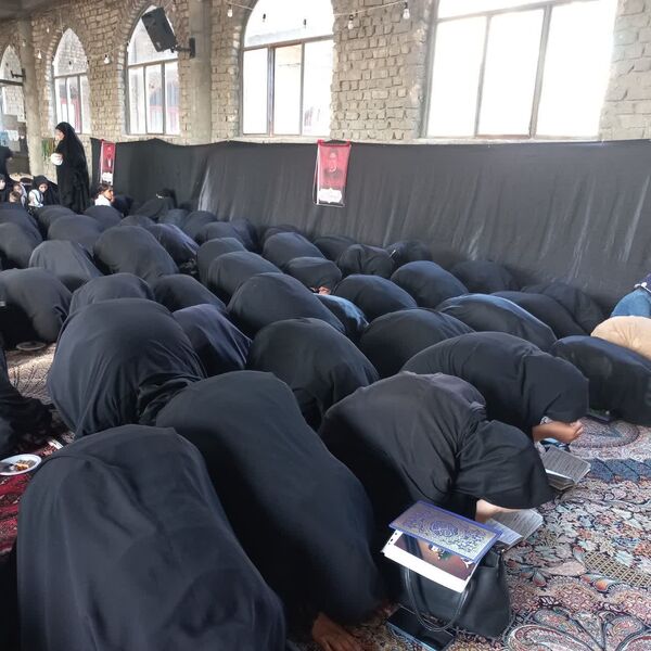 مراسم عزاداری شهدای خدمت در شهرستان فاروج 