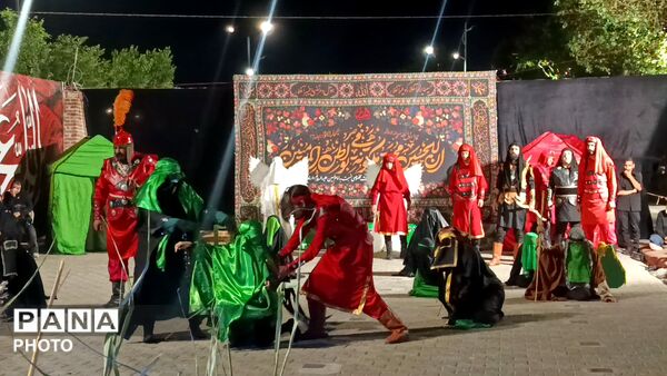 مراسم شبیه خوانی در میدان باغشمال تبریز
