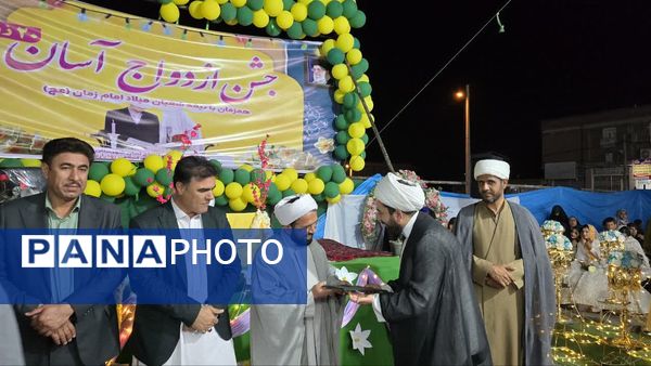 دوازدهمین جشن ازدواج آسان ۲۰ زوج جوان در رودبار کرمان