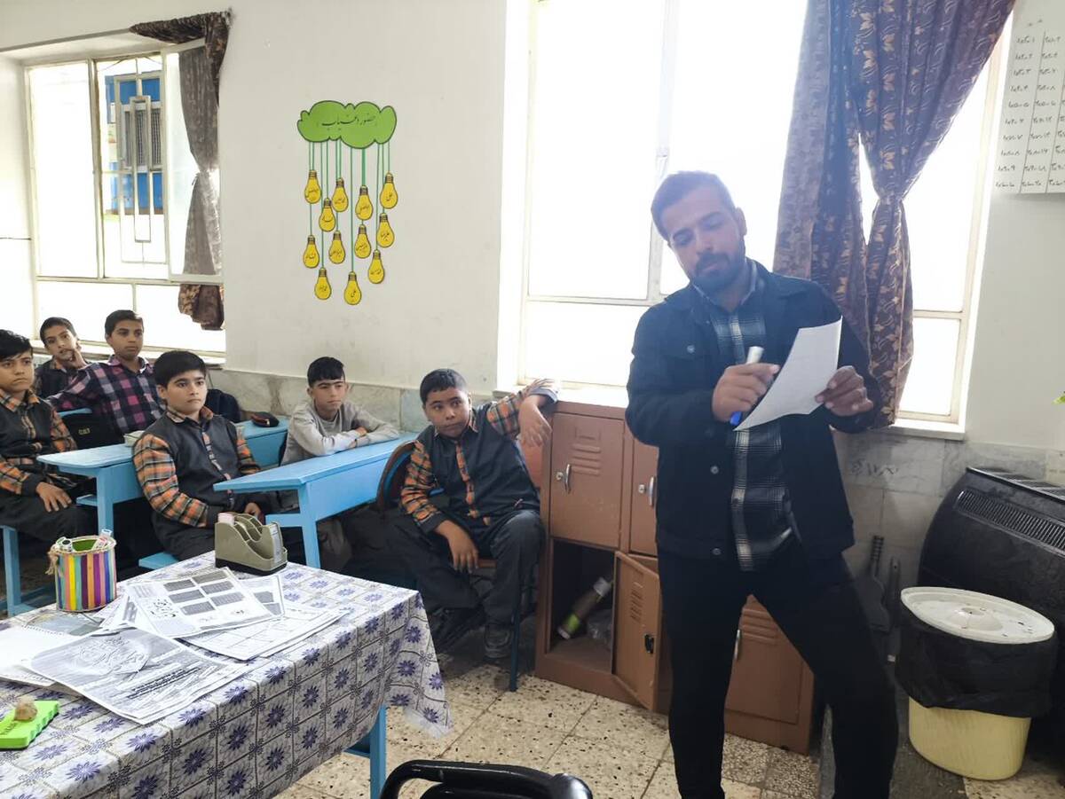 مسابقه درس‌هایی از قرآن گامی برای ترویج فرهنگ و سبک زندگی قرآنی در بین دانش‌آموزان دبستان شهید پسندیده فدافن