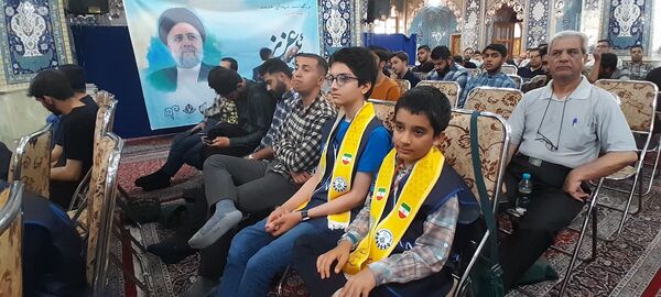 بزرگداشت شهید رئیسی با حضور پیشتازان سازمان دانش‌آموزی