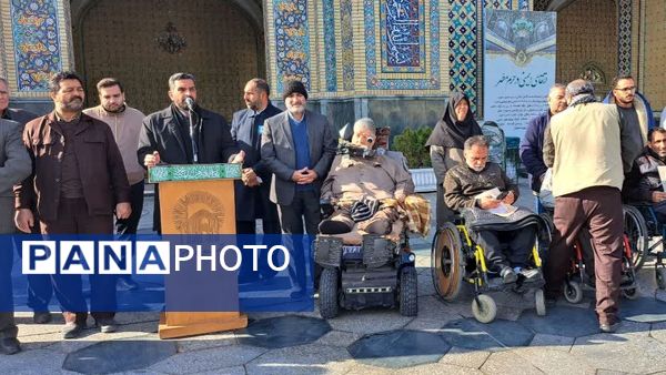 تشییع جانباز شهید دکتر موسی میرشکار در مشهد