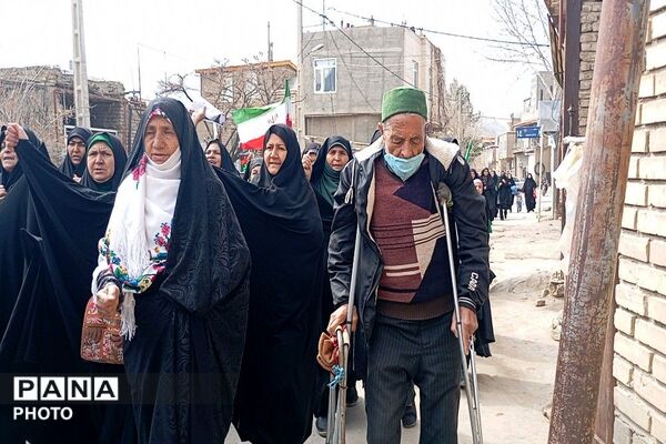 بیعت مردم ولایت مدار شهر بار با رهبر جدید آیت اللّه سید مجتبی خامنه ای 