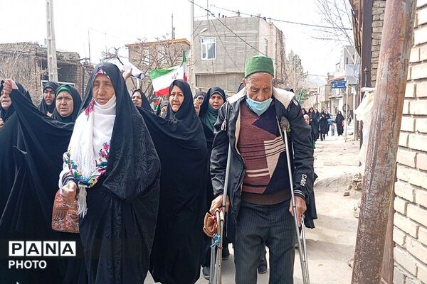 بیعت مردم ولایت مدار شهر بار با رهبر جدید آیت اللّه سید مجتبی خامنه ای 