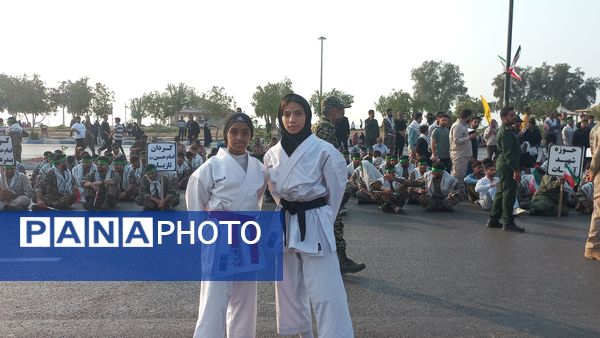 تجمع بسیجیان در بندرعباس