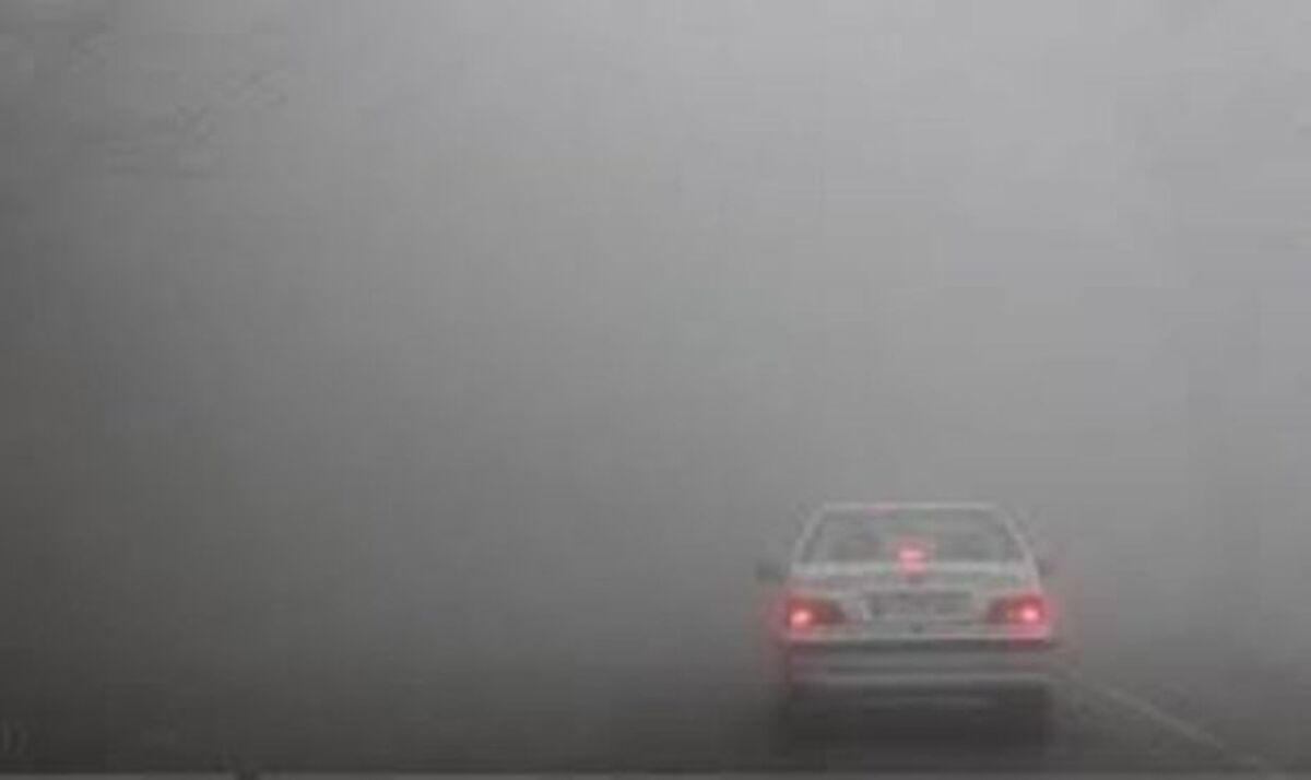 مه‌گرفتگی در جاده‌های ۳ استان کشور