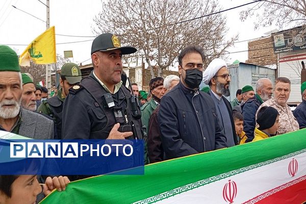 راهپیمایی یوم‌الله ۲۲بهمن ماه،  سالگرد ۴۷سالگی انقلاب اسلامی در شهر بار