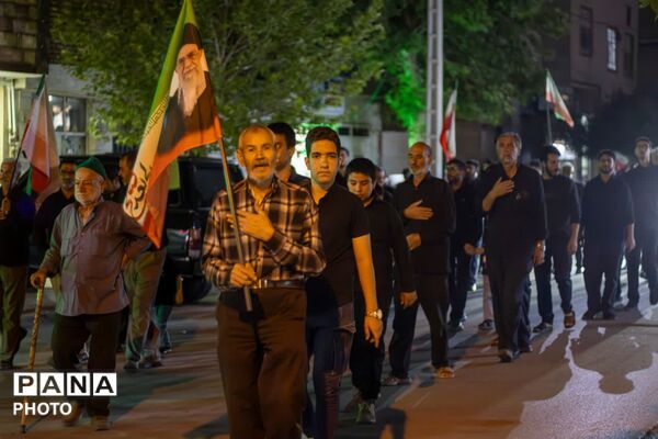 اجتماع پرشور عزاداران حسینی در  مشهد