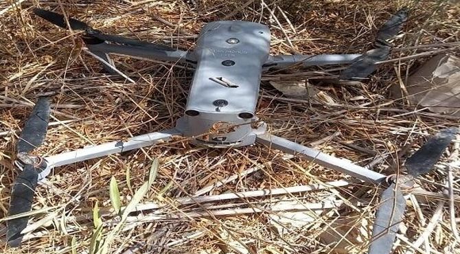 سقوط پهپاد اسرائیلی در جنوب لبنان