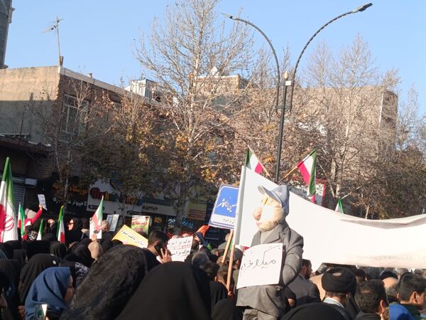 راهپیمایی میثاق با ولایت و محکوم نمودن اغتشاشات گروه های تروریستی در کاشمر