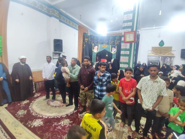پرچم متبرک حضرت معصومه(س) بوموسی را عطر آگین کرد