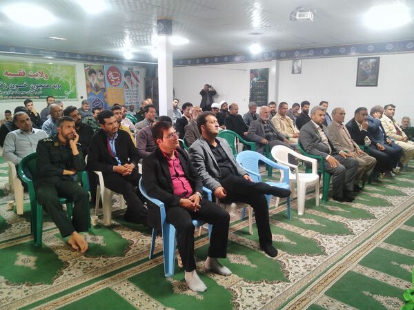مراسم گرامیداشت شهید مقاومت در محل سپاه ناحیه شهرستان خلیل‌آباد