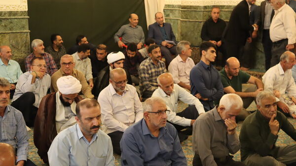 نماز جمعه باشکوه بندپی شرقی با سخنرانی رئیس آموزش و پرورش منطقه