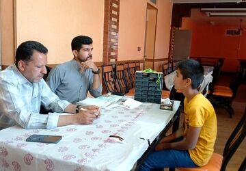 مصاحبه دانش‌آموزان ورودی پایه هفتم شهرستان بن