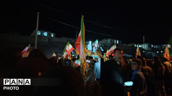 اجتماع عظیم مردم ولایت مدار روستای برزنون شهرستان نیشابور