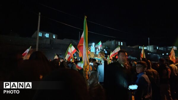 اجتماع عظیم مردم ولایت مدار روستای برزنون شهرستان نیشابور