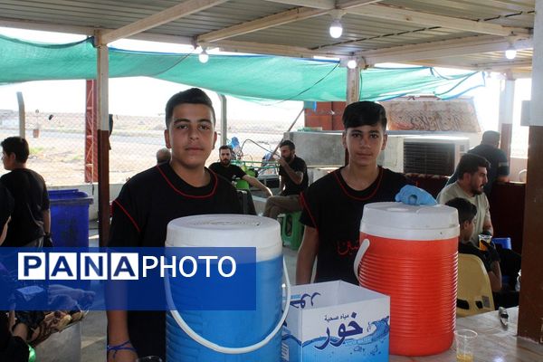 حضور زائران در مراسم پیاده‌روی اربعین حسینی