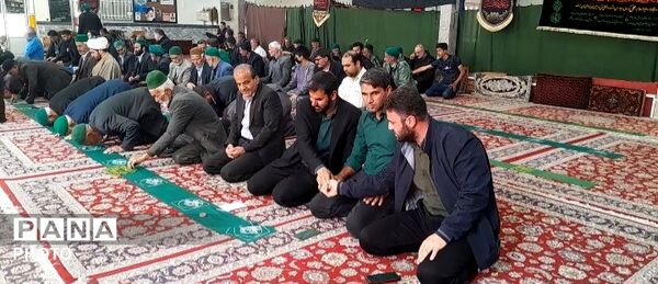  اقامه نماز عبادی سیاسی جمعه همزمان با سی و چهارمین روز شهادت قائد امت حضرت آیت الله خامنه‌ای 