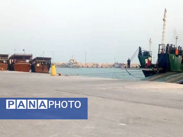 جلوه‌ای از زیبایی اسکله بندر چارک