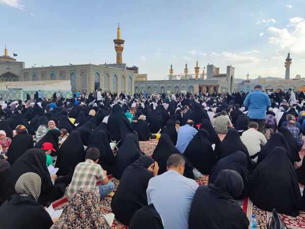 برگزاری مراسم پر فیض دعای عرفه در حرم مطهر رضوی
