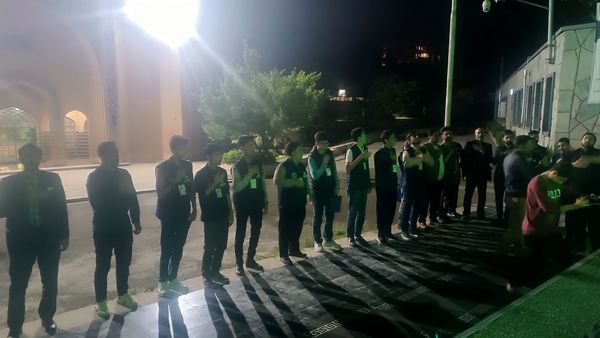 مراسم شب شهادت امام صادق(ع) در اردوی ملی پسران مسئله‌محور پانا