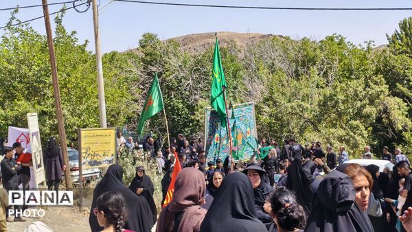 جاماندگان اربعین در بن به یاد کربلا گام برداشتند