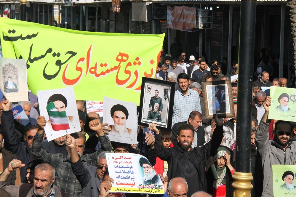 طنین شعار استقلال، آزادی، جمهوری اسلامی در شهرهای مختلف خوزستان