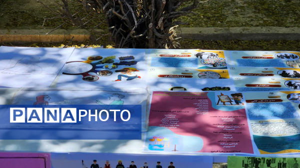 بازارچه دانش‌آموزی در مدرسه بنت‌الهدی یاسوج به‌مناسبت هفته مشاغل