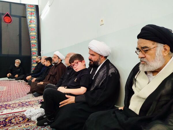 مجلس عزای حسینی در حوزه علمیه امام صادق (ع) کاشمر