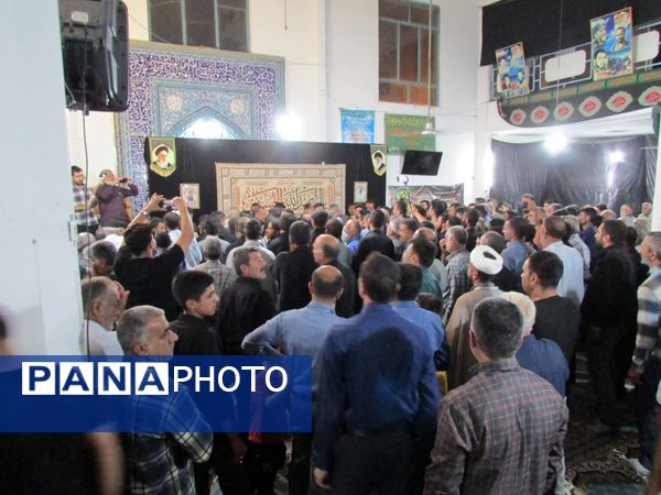 وداع با شهیدان عزیز شهر زازران در مسجد جامع شهر زازران