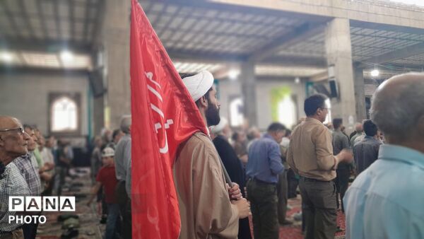نماز جمعه در مسجد جامع شهرستان نیشابور 