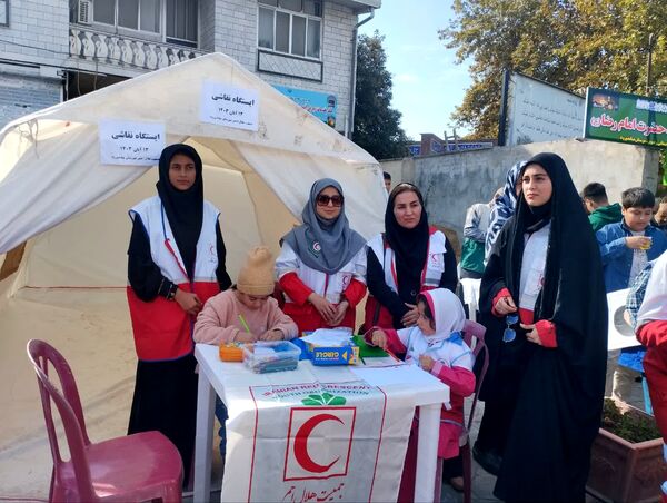مراسم راهپیمایی ۱۳ آبان در شهرستان میاندورود
