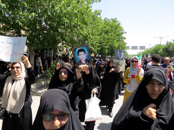 برگزاری راهپیمایی جمعه‌های خشم در بجنورد