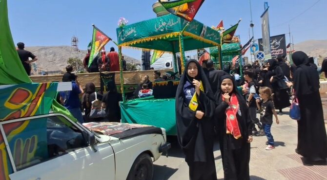 مراسم سوگواری عاشورا در تفت