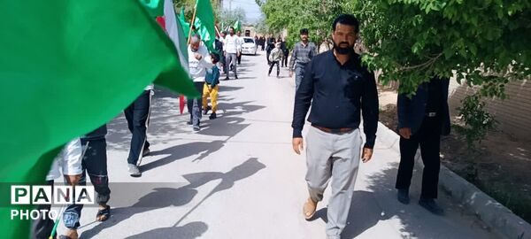 پرچم متبرک رضوی، تسلای دل پدر شهید جنگ رمضان