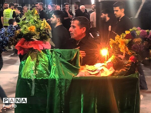 اجتماع عظیم عزاداران حسینی در میدان شهید بهشتی مریانج