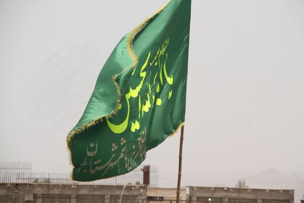 عزاداری عاشورای حسینی در گرمای سوزان بم