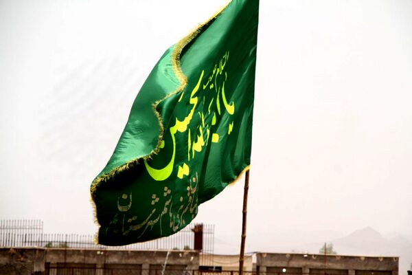 عزاداری عاشورای حسینی در گرمای سوزان بم