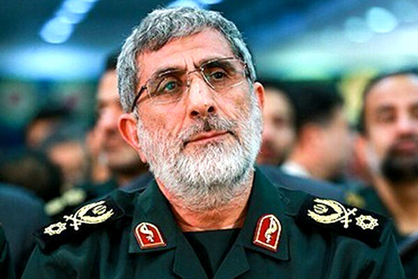 هشدار سردار قاآنی به صهیونیست‌ها: مراقب طوفان غزه باشید