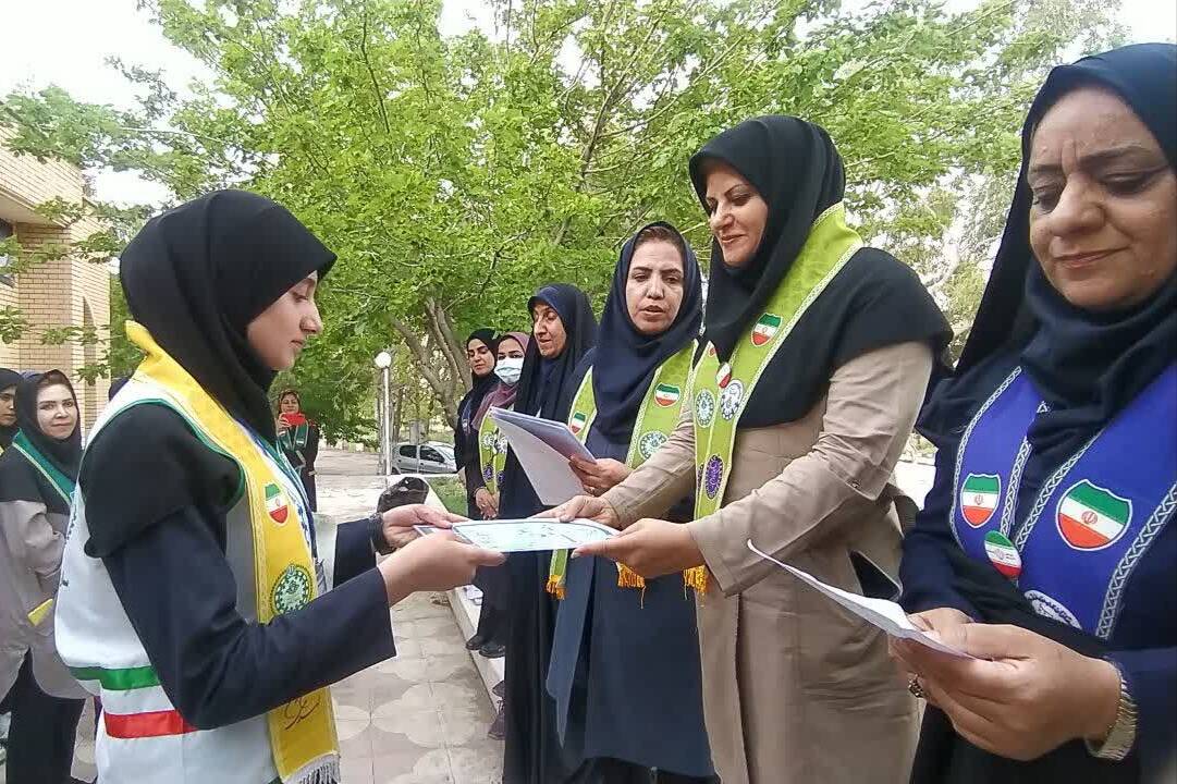 اردوی مهارتی تشکیلاتی پیشتازان دختر مقطع متوسطه اول ناحیه سه شیراز 