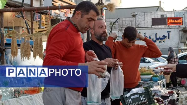 حال و هوای بازار عید نوروز در محمودآباد 