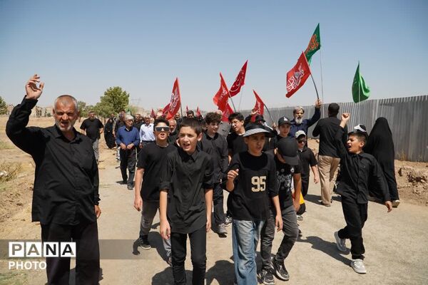 نظرآباد میزبان آیین پیاده‌روی جاماندگان اربعین حسینی 