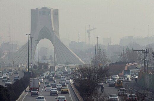 کیفیت هوای تهران در وضعیت نامطلوب