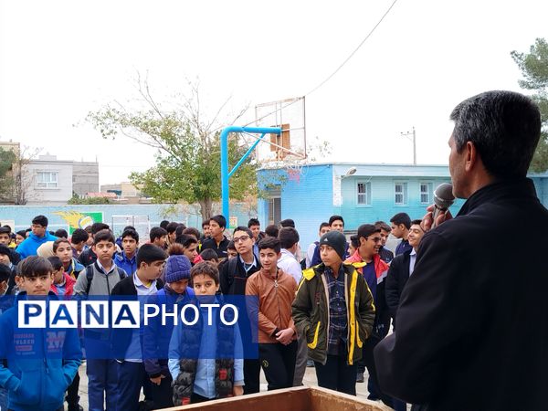 مراسم گرامیداشت هفته پدافند غیرعامل در کاشمر